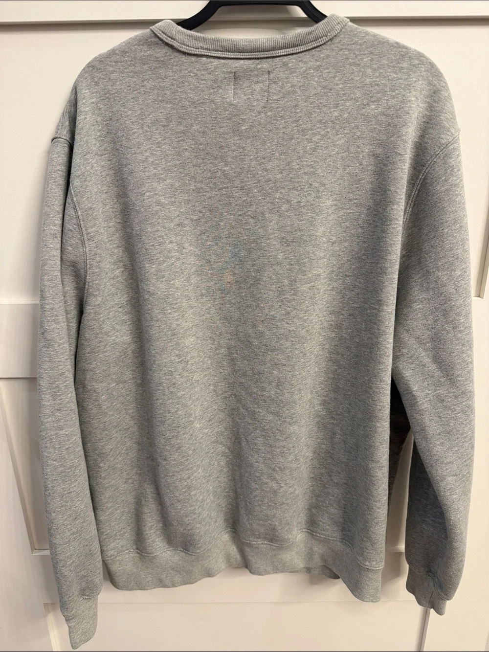 J. Crew Gray Crewneck Sweatshirt with Pointer Dog Motif